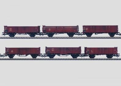 Maerklin 46021 Güterwagenset Die junge Bahn / 6 offene Spur H0