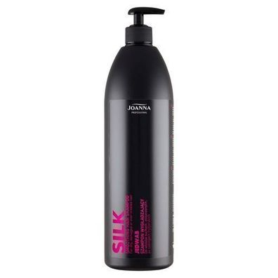 Joanna Glättendes Seidenshampoo für trockenes und strapaziertes Haar, 1000 ml