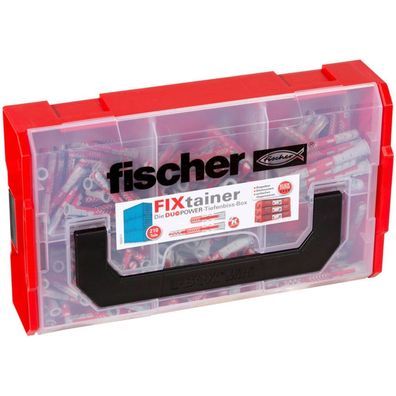 FixTainer -DUOPOWER kurz / lang (hellgrau/rot, 210-teilig)