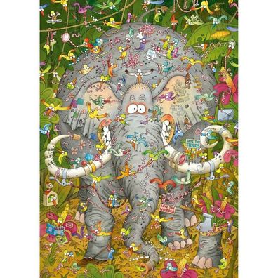 HEYE Puzzle Elefantenleben 1000 Teile