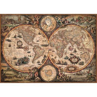 HEYE Puzzle Alte Weltkarte 2000 Teile