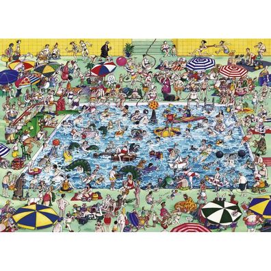 HEYE Puzzle Cartoon Classics: Nass werden 1000 Teile