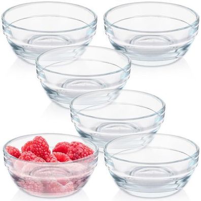 Glasschalen 7,5 cm, 80 ml 6 Stück