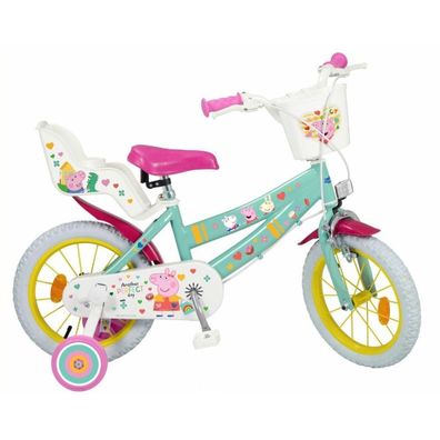Kinderfahrrad 14 Peppa Pig grün 1498