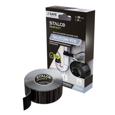 Selbstvulkanisierendes wasserfestes Silikonband 25 mm x 3 m zum Abdichten STALCO