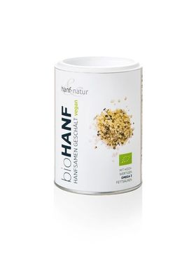3x hanf & natur Bio Hanfsamen geschält 150g