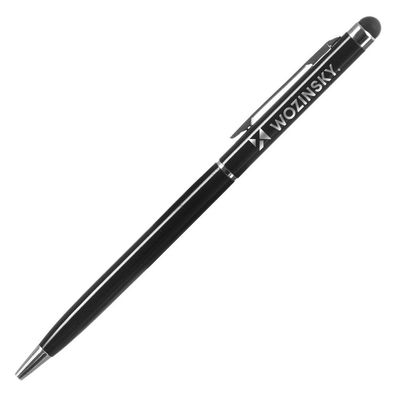 Schwarzer Stylus-Stift für Touchscreens von Smartphones und Tablets