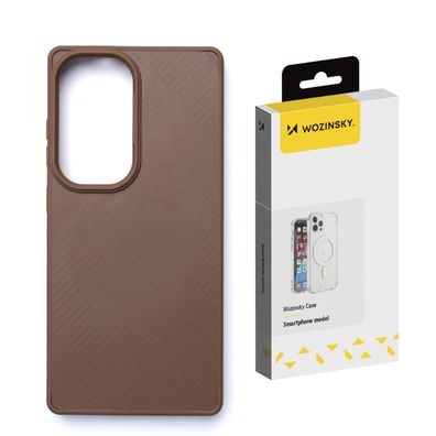 Samsung Galaxy S25 Carbonfaser-Hülle mit MagSafe - Braun