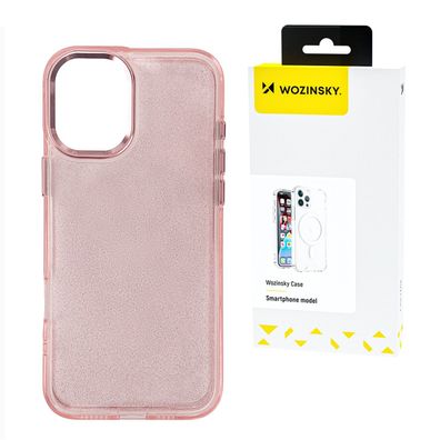 Samsung Galaxy S25+ Glitzerhülle - pink mit Glitzer