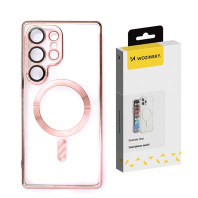 Samsung Galaxy S25+ galvanisierte Hülle mit Magsafe - Pink