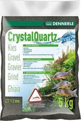 Dennerle Kristall-Quarzkies diamantschwarz 5 kg