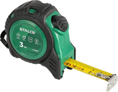 Stahl-Rollmaßband 3 m x 19 mm für manuelle Messungen STALCO S-10003