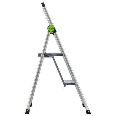 Aluminium-Klappleiter MINI SLIM 2-stufig mit Haltegriff bis 150 kg STALCO Perfect