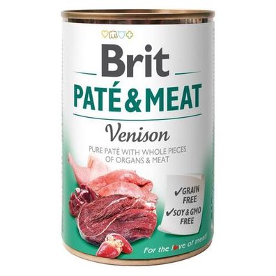 BRIT PATE & MEAT Venison 800 g Dose