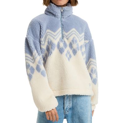 ROXY Women Fleece Zip Mountain Story egret