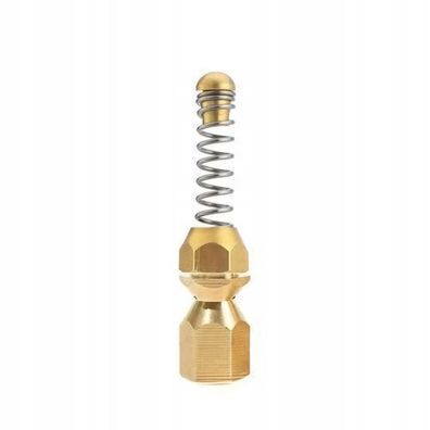 Rosfix Kanalreinigungsdüse 1/4" – Messing, Rotationsstrahl | für Rohre