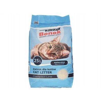 Certech Super Benek Compact Natural - klumpende Katzenstreu 25 l