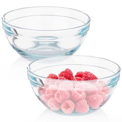Glasschalen 14 cm, 500 ml 2 Stück
