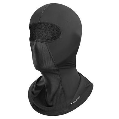 Sturmhaube für Gesicht, Motorrad, Fahrrad, Winter, isoliert - schwarz