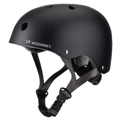Leichter BMX-Scooter-Fahrradhelm 48-52 cm - schwarz