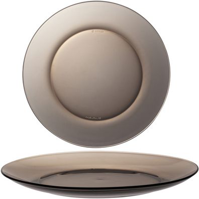 Duralex LYS SEPIA braune Teller 235 x 20 mm - 6er-Set