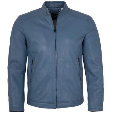 Jilani - Herren Lederjacke Lammnappa hellblau