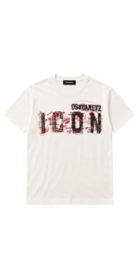Dsquared2 ICON Scribble Cool Fit T-Shirt Herren