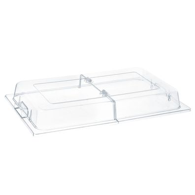 Transparenter Klappdeckel zur Präsentation von GN1/1-Gerichten - Hendi 427415