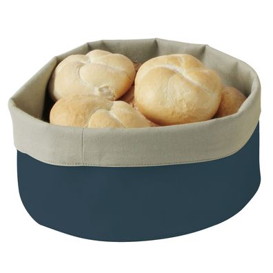 Brotkorb, rund, Durchmesser 25 cm, dunkelblau - Hendi 429051