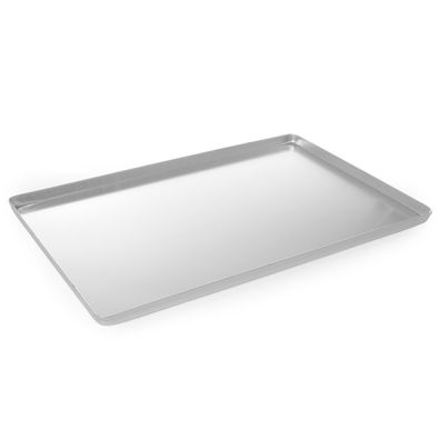 Präsentationstablett für Kuchen, 30 x 20 cm - silber