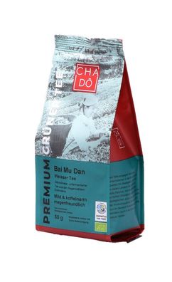 3x Cha Dô Premium Bai Mu Dan - Weißer Tee- WFTO 50g