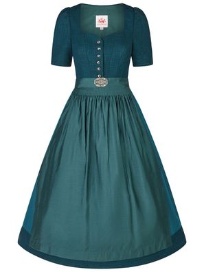 Dirndl Kerstin 75cm Länge petrol