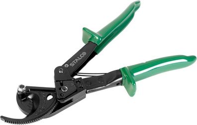 Ratschen-Kabelschneider für Kupfer- und Aluminiumkabel (Cu Al) Länge 280 mm STALCO