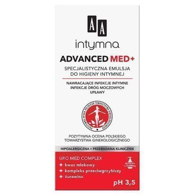 Oceanic AA Intim Advanced Med+ Spezialemulsion für die tägliche Intimpflege pH 3