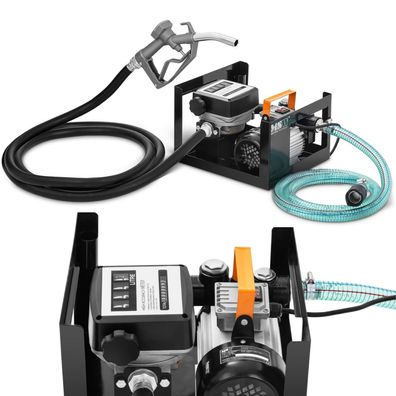 Elektrische Dieselzapfsäule mit Zähler, Schutzart IP55, 230 V, 600 W, 60 l/min
