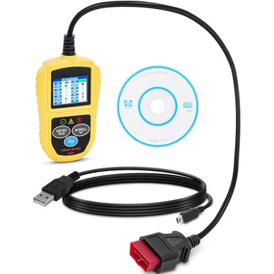 OBD2 8-18V Kfz-Diagnosescanner/Tester VIN / ID / CVN / PCM / ECU
