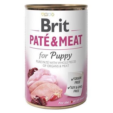 BRIT PATE & MEAT PUPPY 400 g Dose