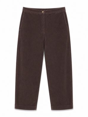 MAZINE Women Hose Printed Barrel Leg Denim chocolate brown/printed