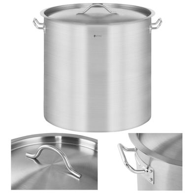 Gastronorm-Topf mit Deckel, Edelstahl, für Induktionsherde, 36 l