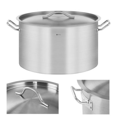 Gastronorm-Topf mit Deckel, Edelstahl, für Induktionsherde, 58 l