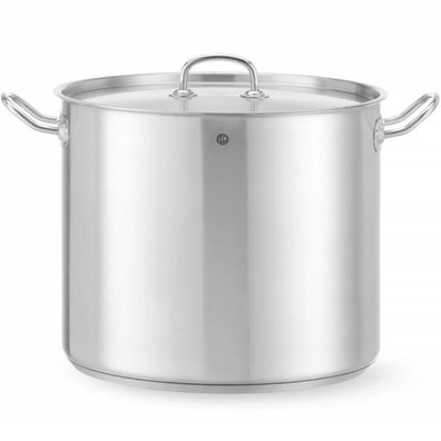 Kitchen Line hoher Topf mit Deckel, 21 l, 320 × 270 mm, Hendi 837603