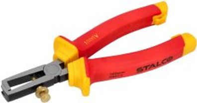 Abisolierzange Bereich 0,2-6 mm² isoliert bis 1000V VDE-geprüft Cr-V STALCO