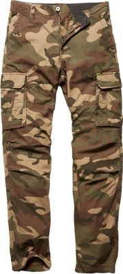 Vintage Industries Cargohose Reef Pants Woodland