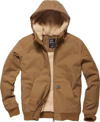 Vintage Industries Winterjacke Datton Jacket Dark Tan