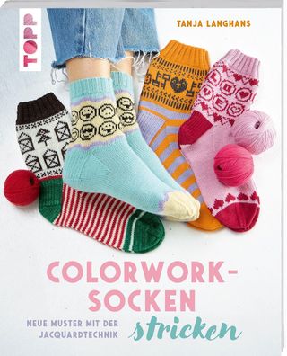 Colorwork-Socken stricken: Neue Muster mit der Jacquardtechnik