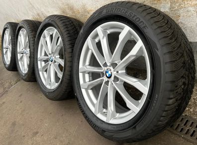 4x Original BMW X3 G01 X4 G02 19 Zoll Winterräder Doppelspeiche 691 DOT25 8mm