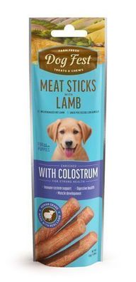 Dog Fest Leckerli für Welpen: Lamb Sticks mit Kolostrum, 45 g