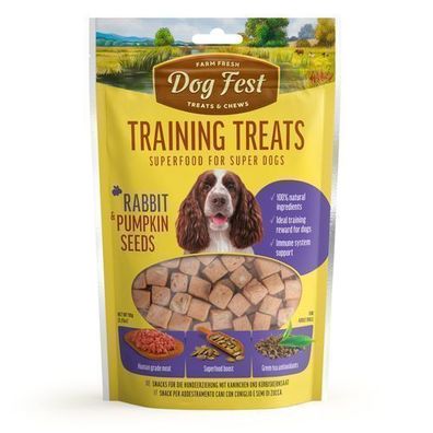 Dog Fest Trainingsleckerli für Hunde „Rabbit & Pumpkin Seeds“ 90 g