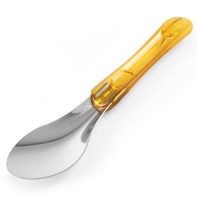 Eiskugelportionierer aus Stahl mit Tritan-Griff, gelb - Hendi 755822