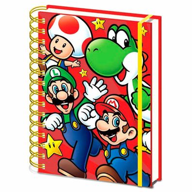 Nintendo Super Mario Bros A5 Notizbuch